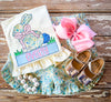 24 Easter Bunny with Bow Ivory Shirt Set