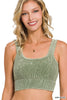 Women's Square-Neck Cropped Tank Top