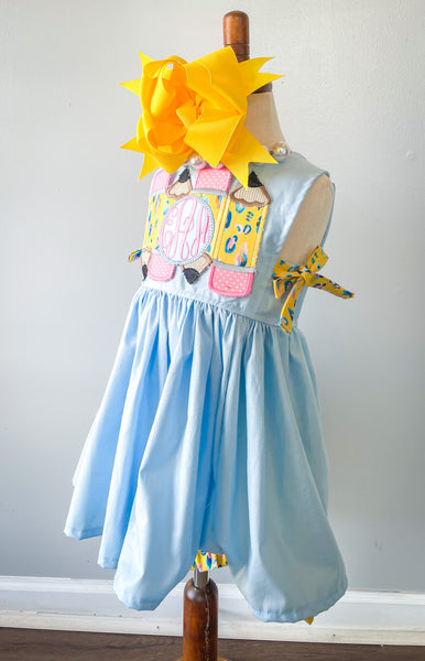 Ollie Dress and Pinafore Set