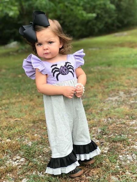 The Spider Ruffled Romper