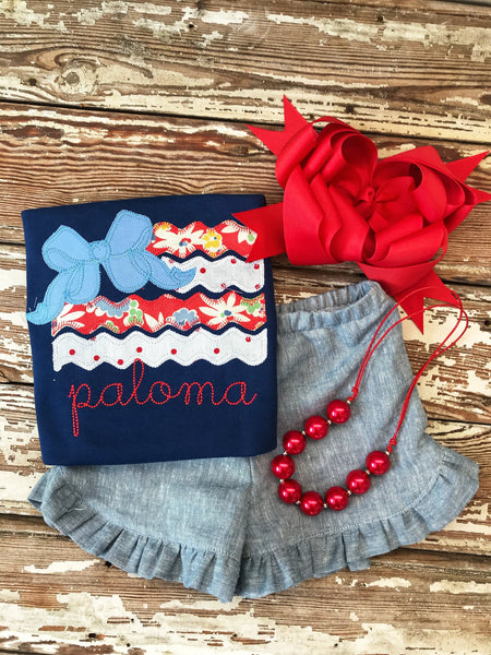 Floral Flag With Bow Set