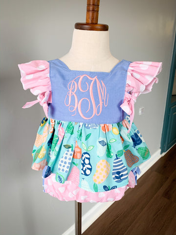 Marcie Dress and Pinafore Set