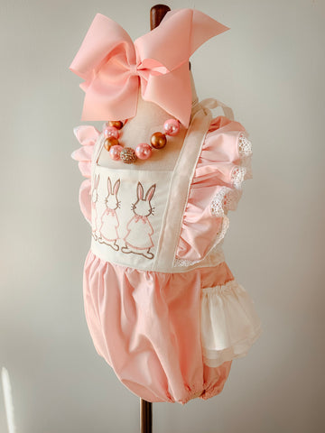 READY TO SHIP Cottontail Bubble Romper