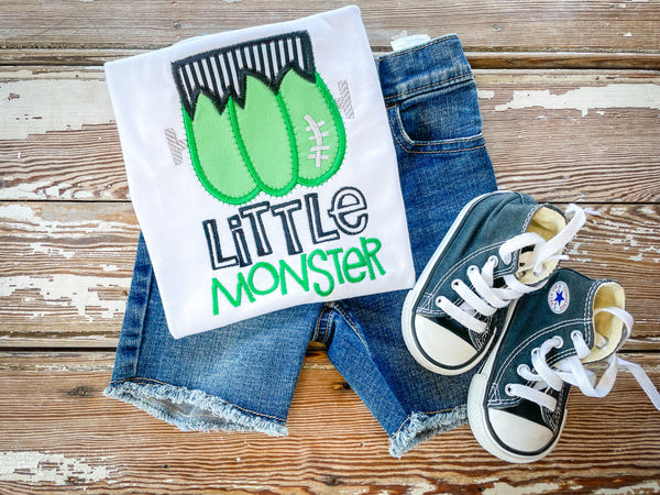 Boy’s Little Monster Applique Shirt